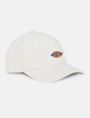Caps ανδρικα Dickies Hardwick Denim Baseball ασπρα | 43464197