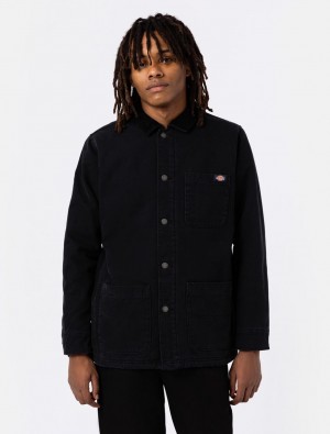 Μπουφαν ανδρικα Dickies Duck Canvas Chore μαυρα | 573132904