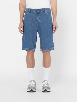 Σορτσ ανδρικα Dickies Garyville Denim μπλε | 153610801